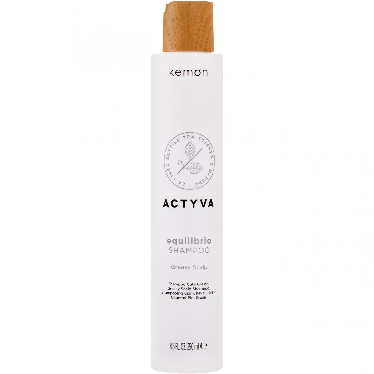 Kemon Actyva Equilibrio Shampoo - regulujący szampon do przetłuszczającej się skóry głowy