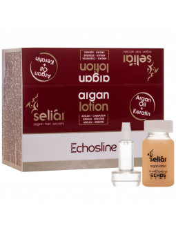 Echosline Seliar Argan Lotion – odżywcze ampułki z olejem arganowym i keratyną, 12x13ml