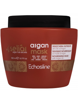 Echosline Seliar Argan Mask – odżywcza maska arganowa do włosów zniszczonych, 500ml