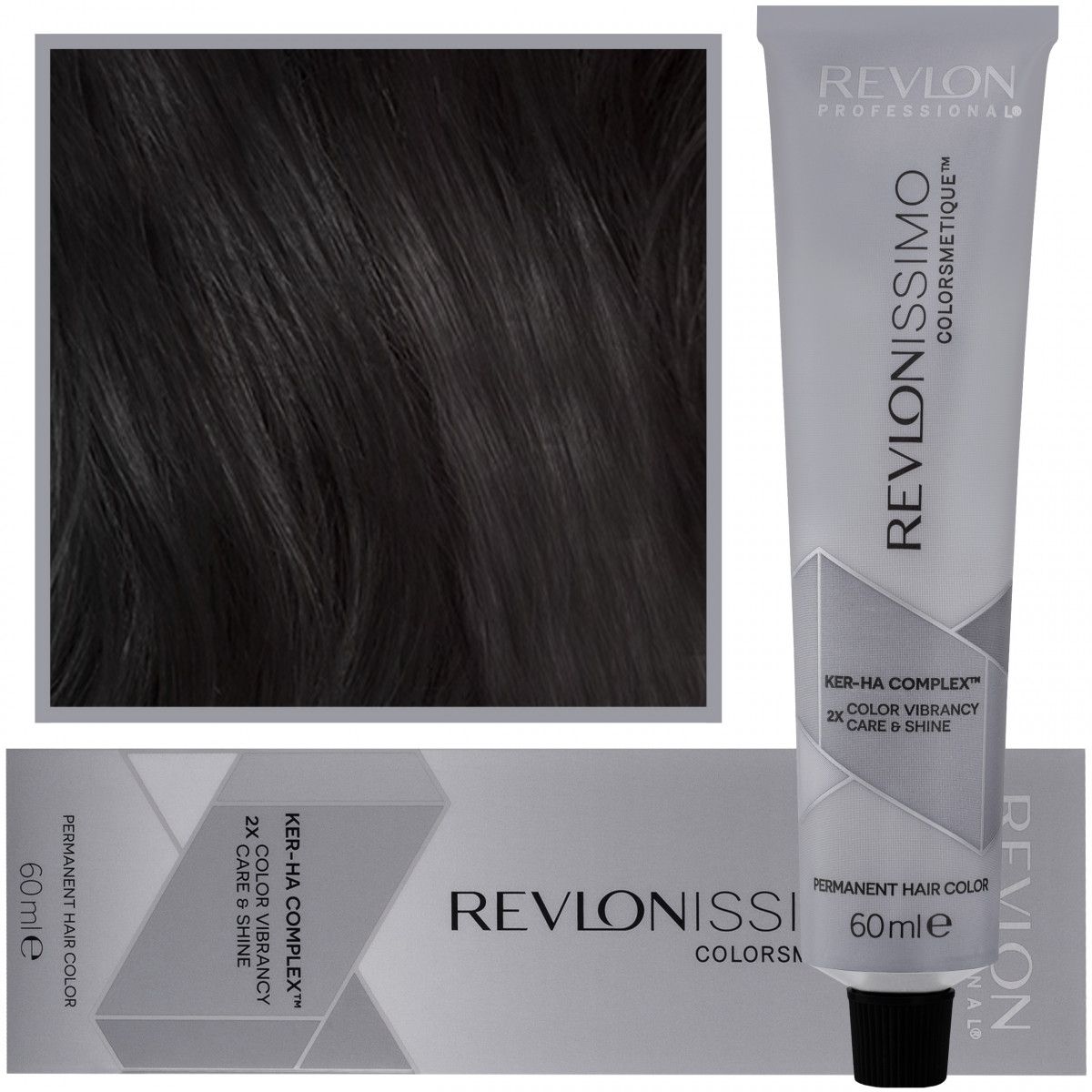 Farba do włosów Revlon RevlonIssimo 60ml kolor 1 | Czarny