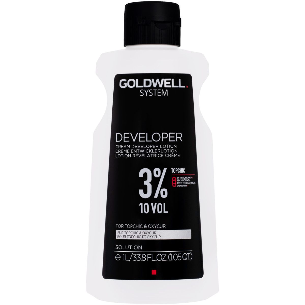 Goldwell System Developer 3% Vol 10 – aktywator do farb Topchic i rozjaśniaczy Oxycur Platin, 1000ml