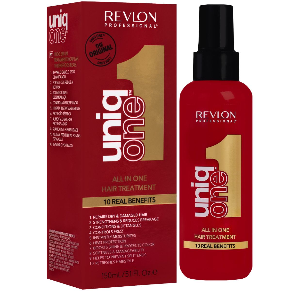 Revlon Uniq One All In One - kuracja odżywcza do włosów suchych i zniszczonych, 150ml