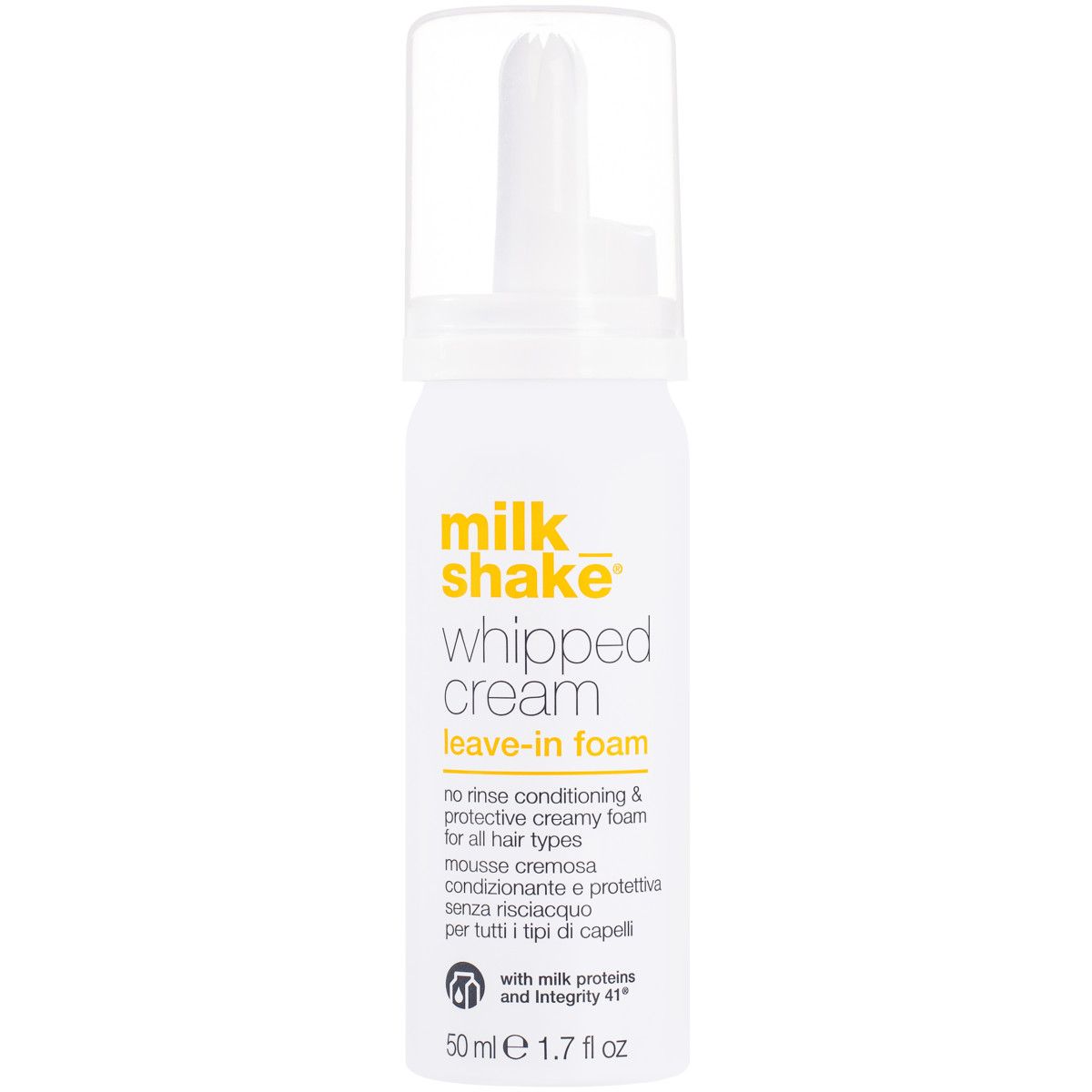 Milk Shake Whipped Cream Leave In Foam - odżywka do włosów w sprayu, 50ml