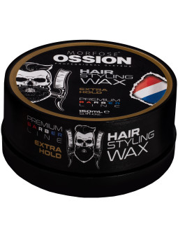 Morfose Ossion Hair Styling Wax Extra Hold - Bardzo mocny, żelowy wosk do włosów i brody, 150ml