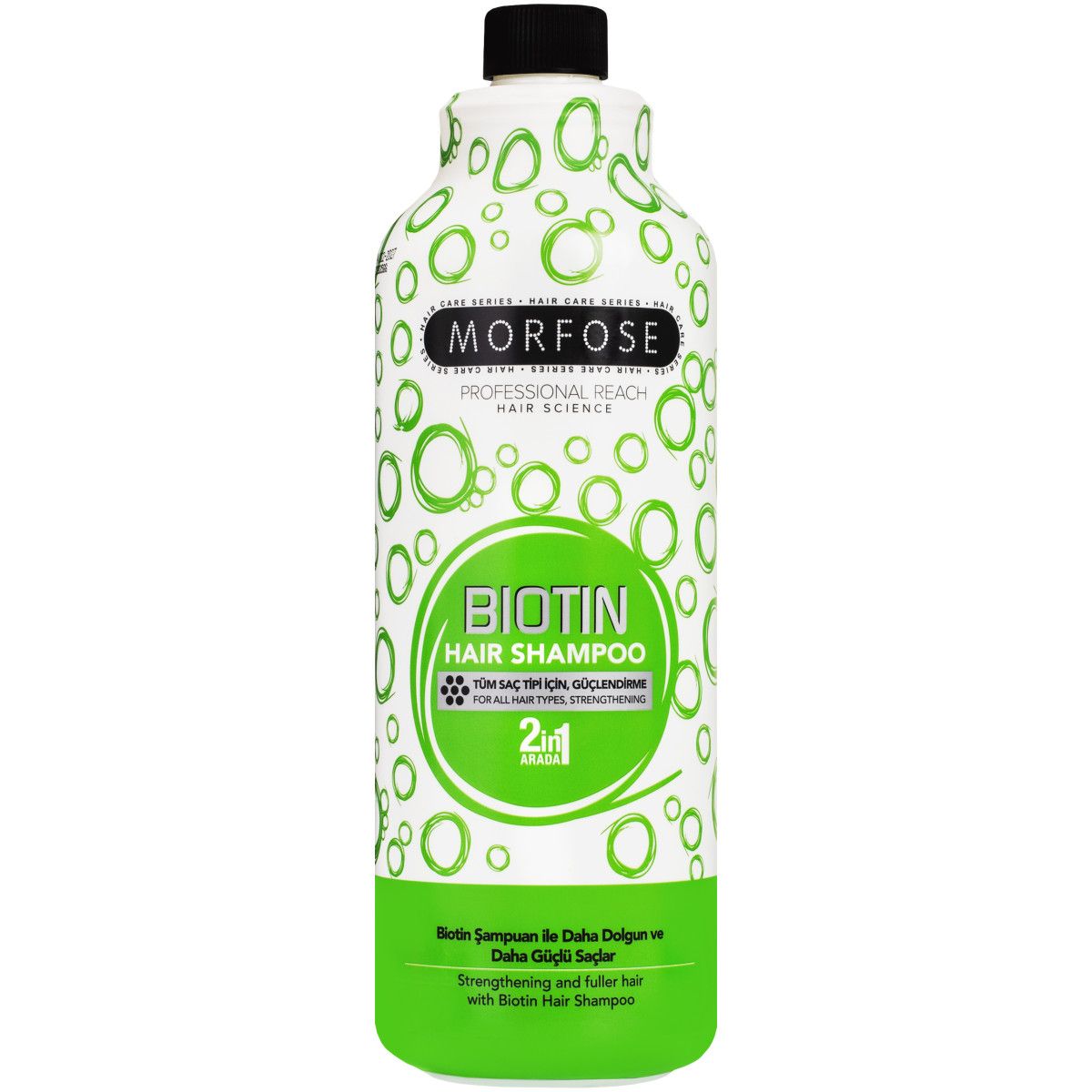 Morfose Biotin Hair Shampoo - szampon z biotyną do włosów zniszczonych 1000ml