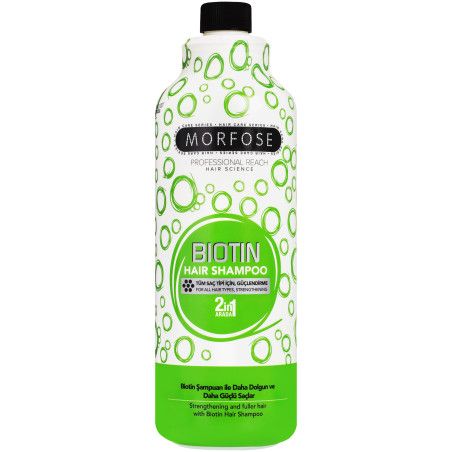 Morfose Biotin Hair Shampoo - szampon z biotyną do włosów zniszczonych 1000ml