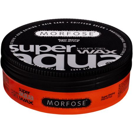 Morfose Super Shining Pro-Style Super Aqua Hair Gel - nabłyszczający, żelowy wosk do włosów, 175ml