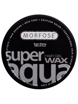 Morfose Super Shining Pro-Style Super Aqua Hair Gel - nabłyszczający żelowy wosk, 175ml