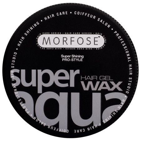 Morfose Super Shining Pro-Style Super Aqua Hair Gel - nabłyszczający żelowy wosk, 175ml