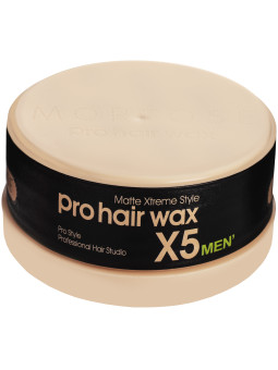 Morfose Pro Hair Wax X5 - Matowy, mocny wosk do stylizacji włosów, 150ml