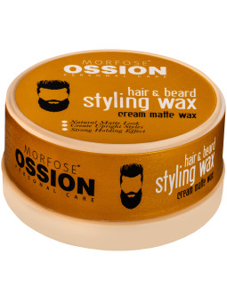 Morfose Hair & Beard Styling Cream Matte Wax - kremowy wosk do włosów i brody o mocnym utrwaleniu i matowym wykończeniu, 150ml