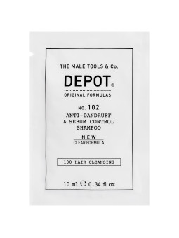 Depot NO. 102 Anti-Dandruff - przeciwłupieżowy szampon do włosów dla mężczyzn, 10ml