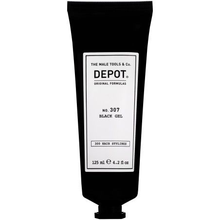 Depot NO. 307 Black Gel - czarny żel do modelowania i maskowania siwych refleksów, 125ml