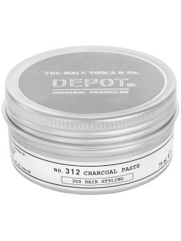 Depot No. 312 Charcoal Paste - plastyczna pasta z węglem drzewnym do stylizacji włosów, 75ml
