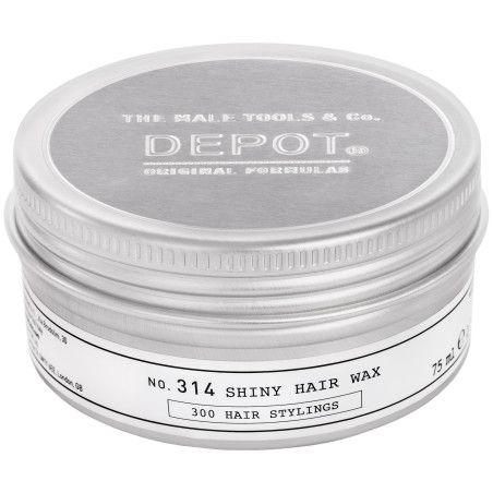 Depot No. 314 Shiny Hair Wax - półpłynny wosk nabłyszczający o średnim utrwaleniu, 75ml