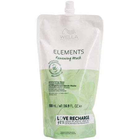 Wella Elements Renewing - regenerująca maska do włosów, refill, 500ml