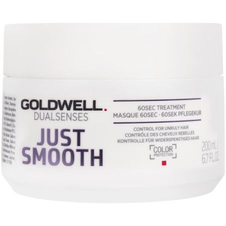 Goldwell Just Smooth 60 sec treatment, maska do włosów cienkich i łamliwych 200ml