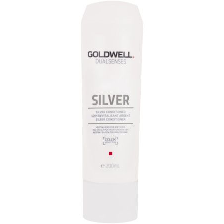 Goldwell Dualsenses Silver Conditioner - odżywka neutralizująca do włosów siwych i blond, 200ml