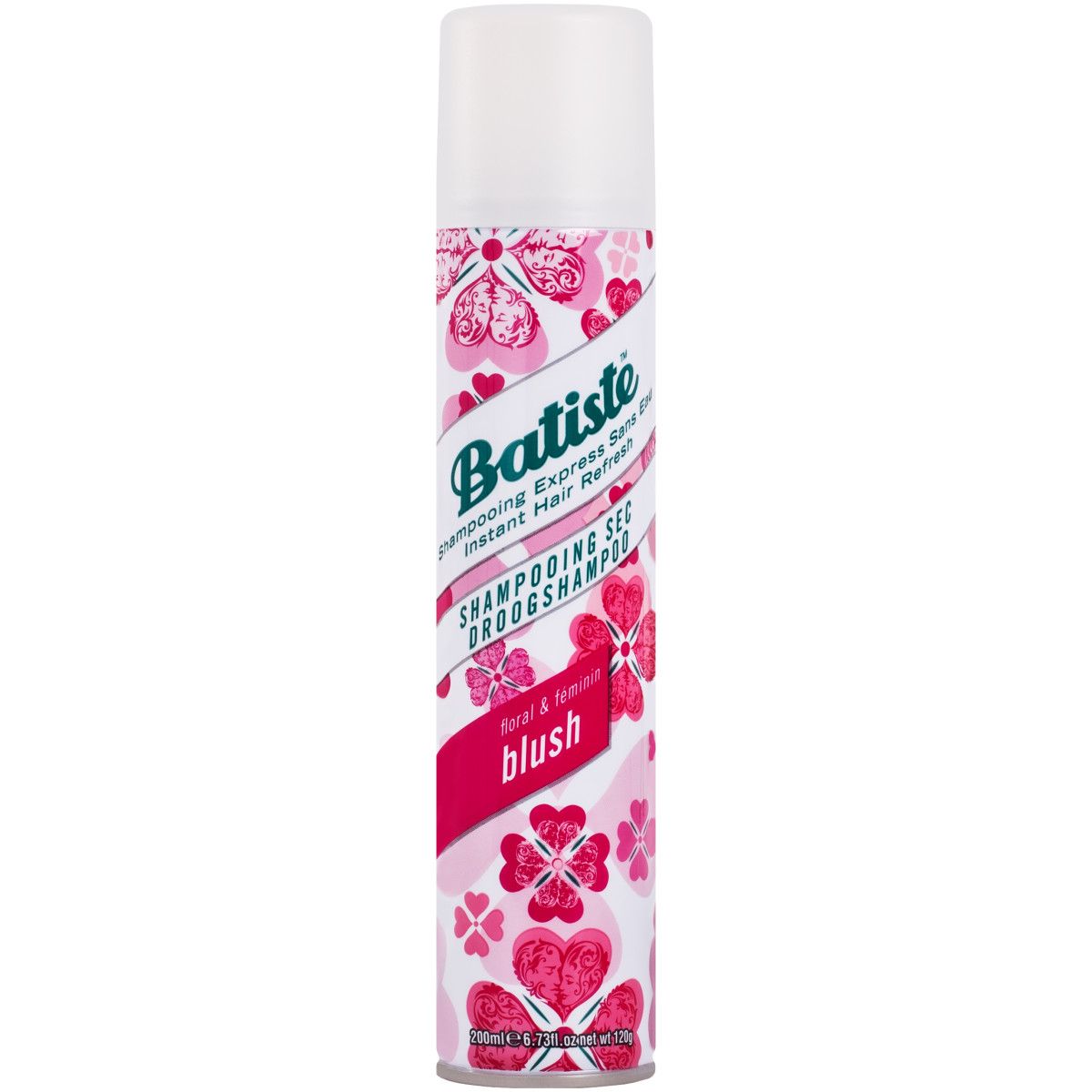 Batiste Blush Dry, suchy szampon z nutą hibiskusa, dodaje włosom objętości 200ml