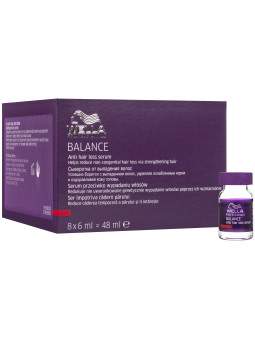 Wella Balance Anti Hair Loss Serum – wzmacniające serum w ampułkach na wypadanie, 8x6 ml