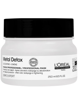 L’Oréal Professionnel Metal Detox Mask - maska do włosów farbowanych neutralizująca metale, 250ml