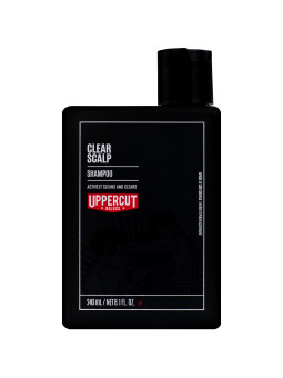 Uppercut Deluxe Clear Scalp Shampoo – leczniczy szampon pielęgnacyjny redukujący swędzenie i łuszczenie się skóry głowy, 240 ml