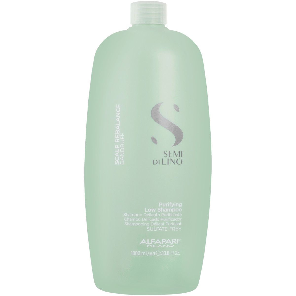 Alfaparf Semi Di Lino Scalp Purifying Low Shampoo - oczyszczający szampon przeciwłupieżowy do włosów, 1000ml