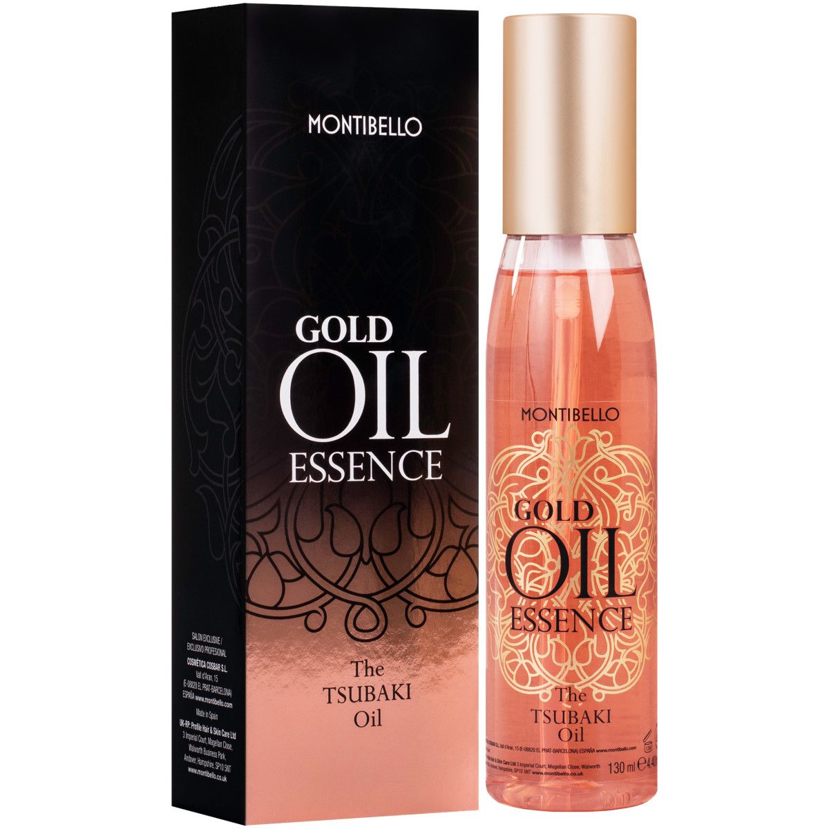 Montibello Gold Oil Essence Tsubaki Oil olejek nawilżający włosy dojrzałe 130 ml