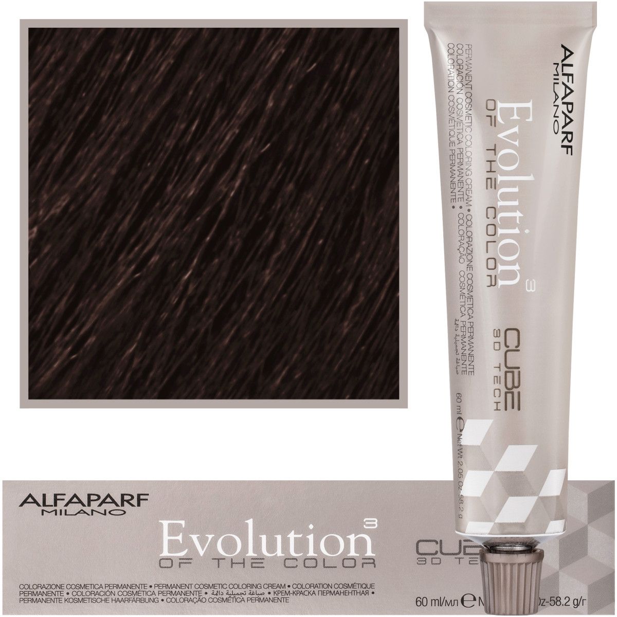 Alfaparf Evolution farba do włosów 60ml kolor 6 NB Ciemny naturalny blond