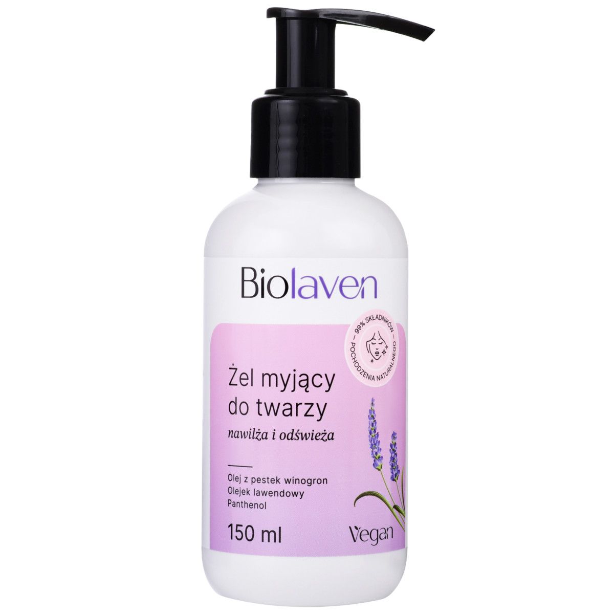 Biolaven nawilżająco-odświeżający żel do mycia twarzy 150 ml