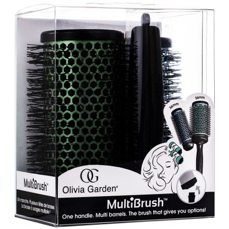 Olivia Garden MultiBrush szczotka z wymienną głowicą zestaw do modelowania włosów