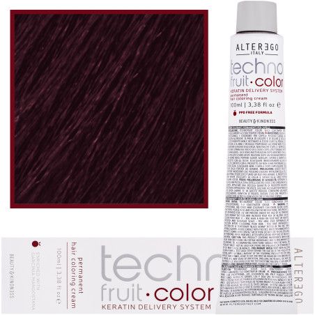 Farba do włosów Alter Ego Technofruit Color kolor 5/5 | Jasny Brąz Mahoniowy