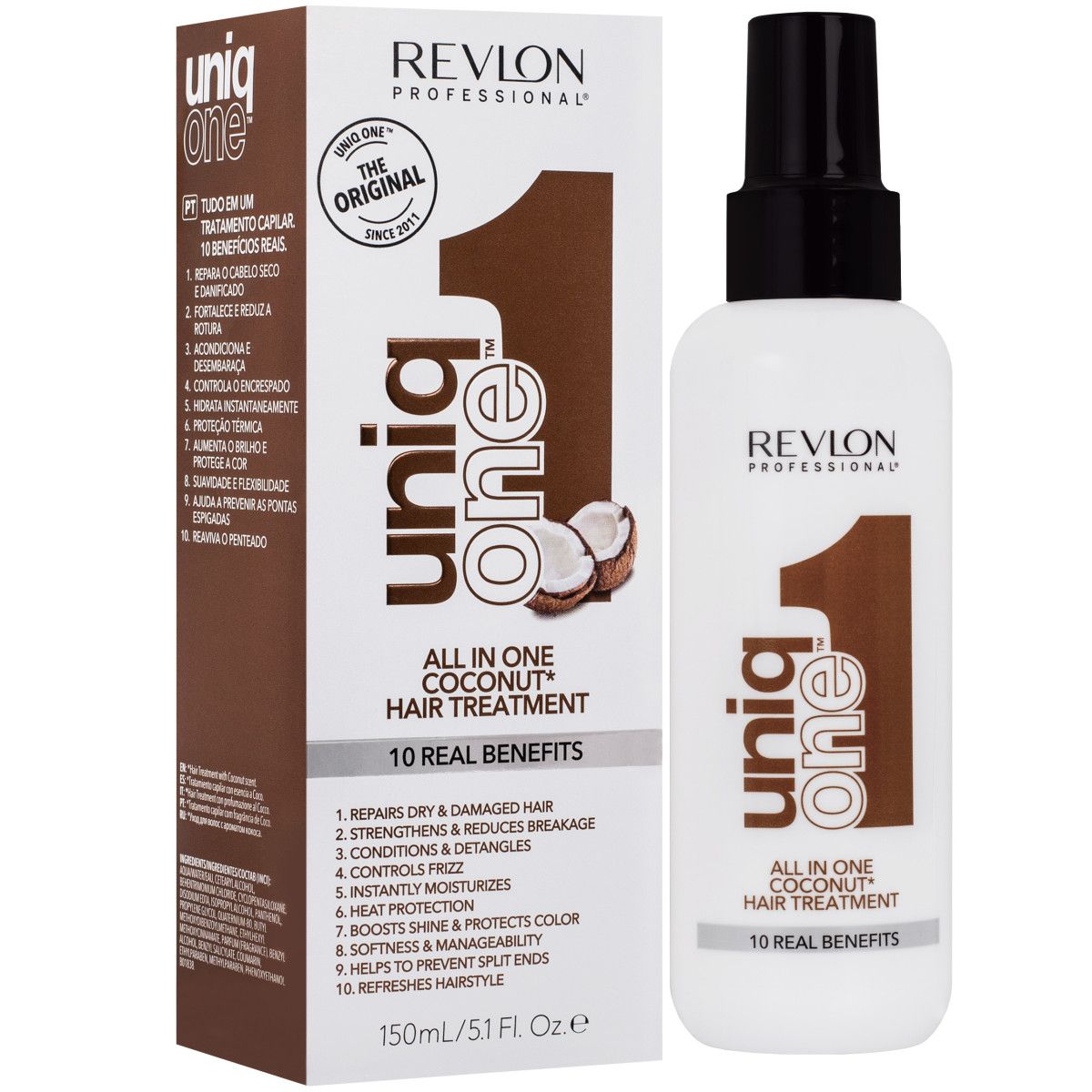 Revlon Uniq One COCONUT kompleksowa kokosowa odżywka w sprayu 150ml