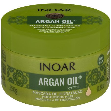 Inoar Argan Oil maska pielęgnująca włosy suche i puszące się 250ml