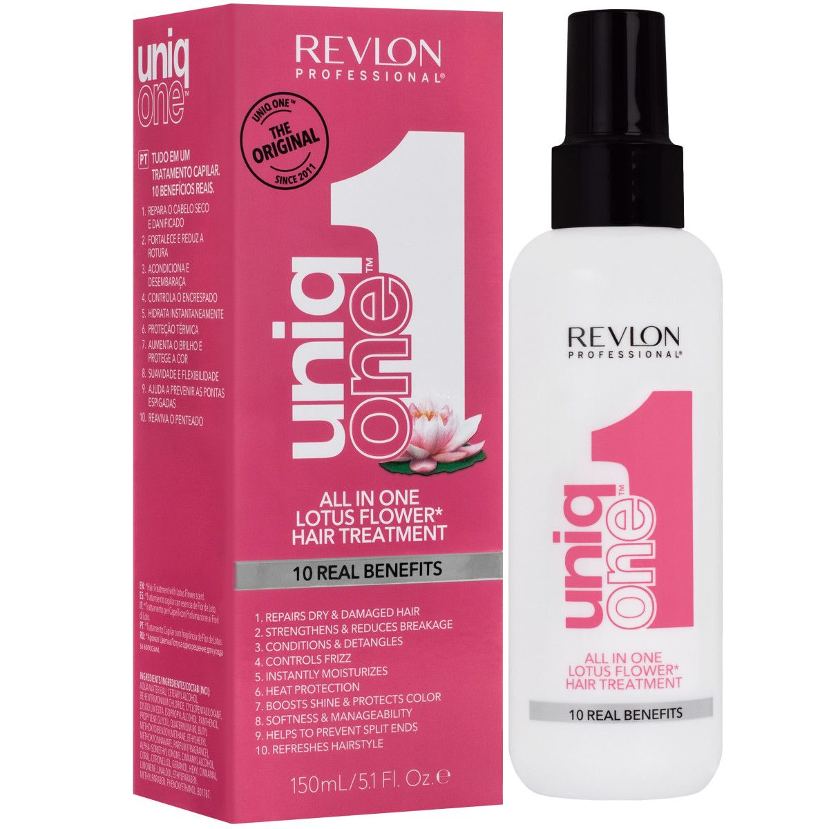 Revlon Uniq One LOTUS kompleksowa odżywka z kwiatu lotosu w sprayu 150ml