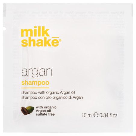 Milk Shake Argan Oil Shampoo – szampon do codziennej pielęgnacji z olejkiem arganowym, 10ml