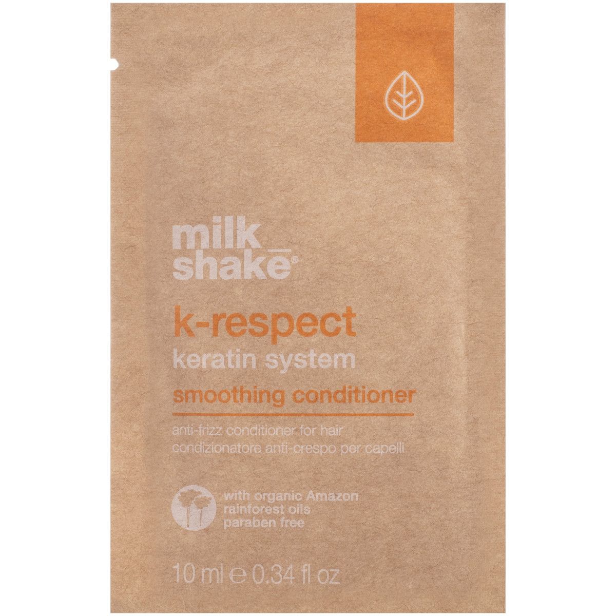 Milk Shake K-Respect Keratin System Smoothing Conditioner – wygładzająca odżywka, 10ml