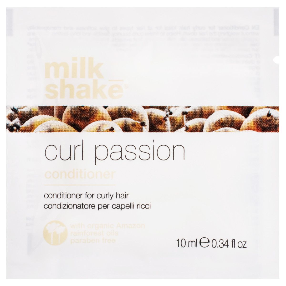 Milk Shake Curl Passion odżywka do włosów kręconych bez spłukiwania, 10ml