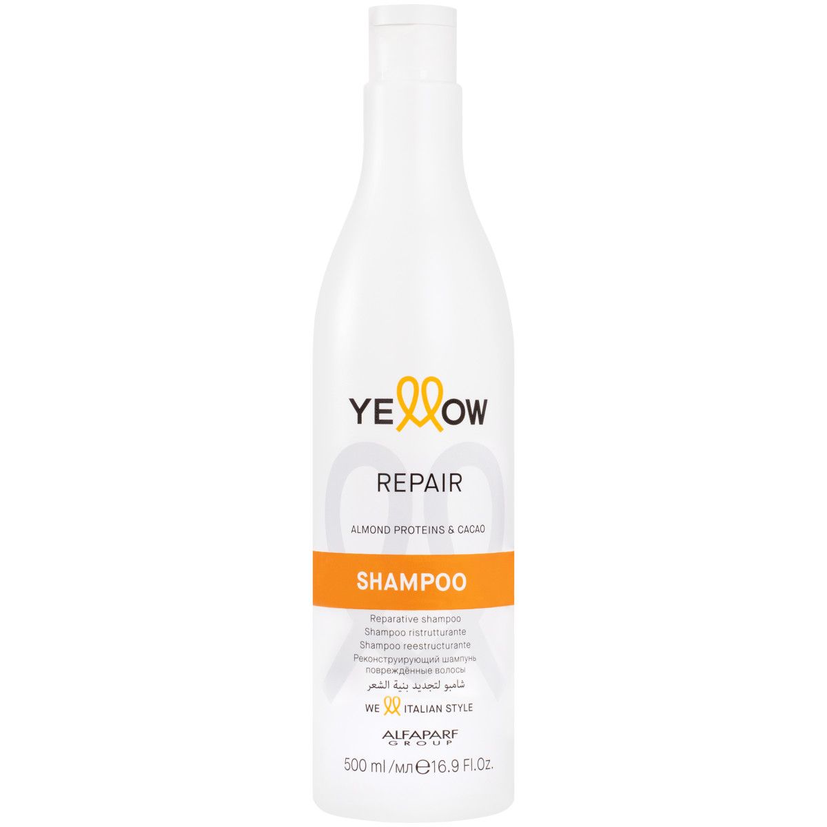 Alfaparf YELLOW Repair - szampon regenerujący do włosów zniszczonych, 500ml