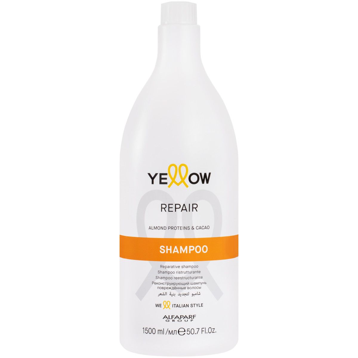 Alfaparf YELLOW Repair - szampon regenerujący do włosów zniszczonych, 1500ml