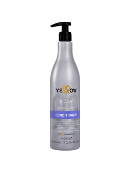 Alfaparf YELLOW Silver - odżywka do włosów blond i siwych, niwelująca żółte refleksy, 500ml