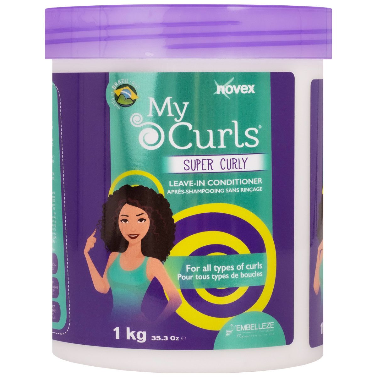 Novex My Curls - odżywka bez spłukiwania do włosów kręconych, 1kg