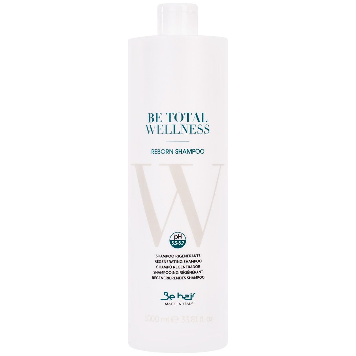 Be Hair BE TOTAL WELLNESS - szampon regenerujący do włosów, 1000ml