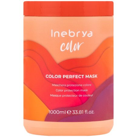 Inebrya Color Perfect - maska ochraniająca kolor włosów, 1000ml