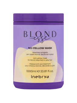 Inebrya Blondesse No Yellow - maska neutralizująca żółte refleksy do włosów blond i siwych, 1000ml