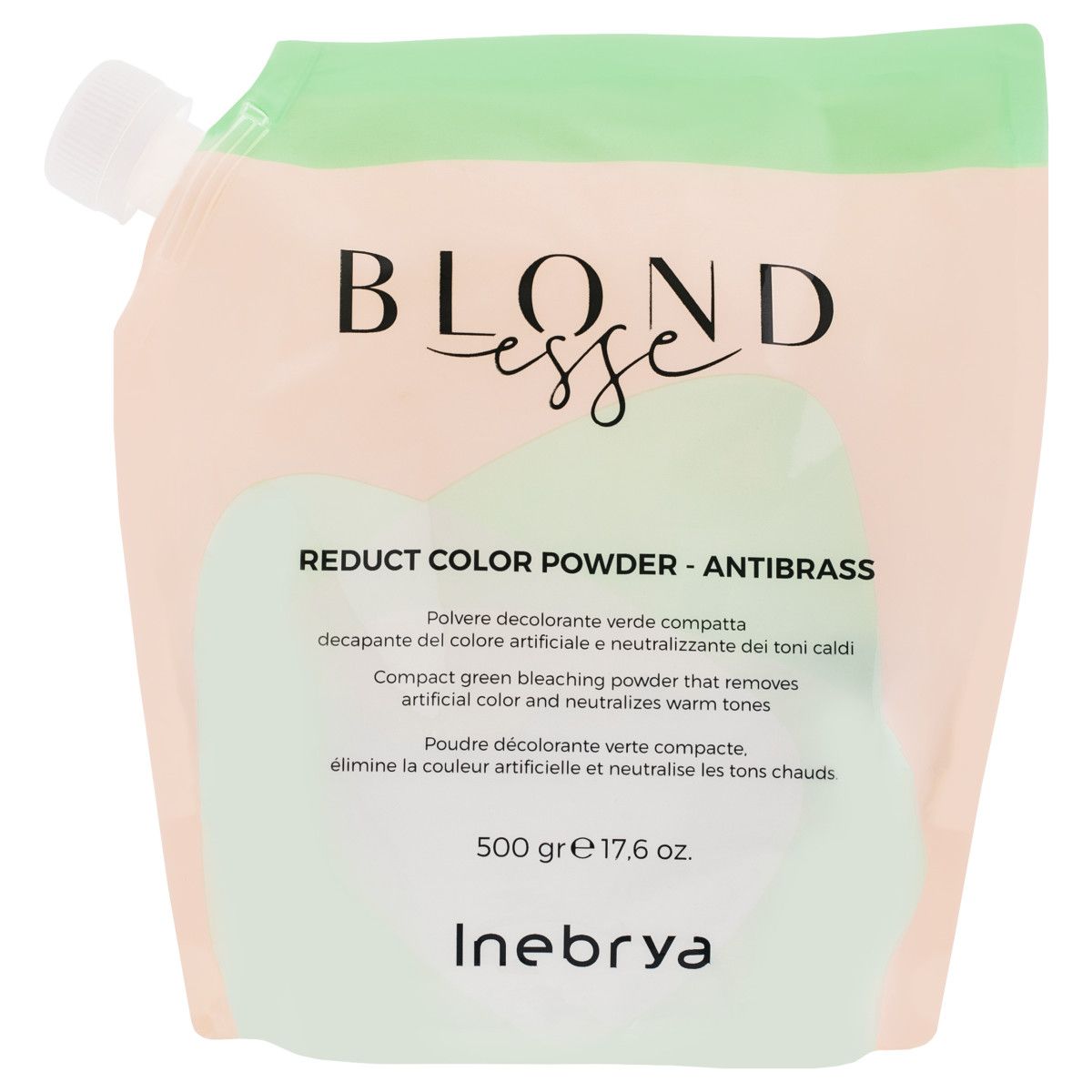 Inebrya Reduct Color Powder - rozjaśniacz neutralizujący żółte tony w proszku, 500g