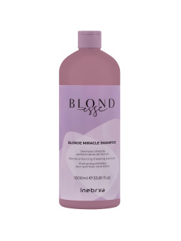 Inebrya Blondesse Miracle - szampon niwelujący żółte refleksy, 1000ml