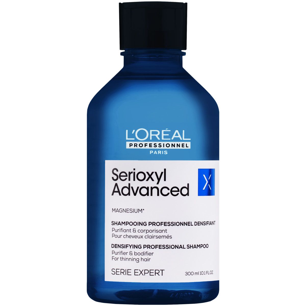 Loreal Serioxyl Advanced - szampon w żelu zagęszczający włosy, 300ml