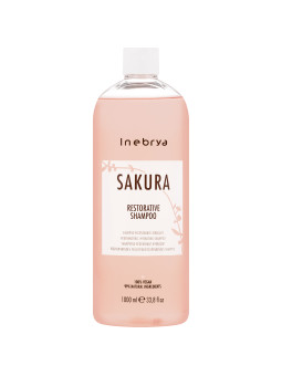 Inebrya Sakura Restorative - szampon regenerująco-nawilżający, 1000ml