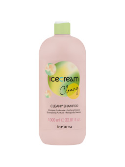 Inebrya Ice Cream Cleany - szampon przeciwłupieżowy do włosów, 1000ml